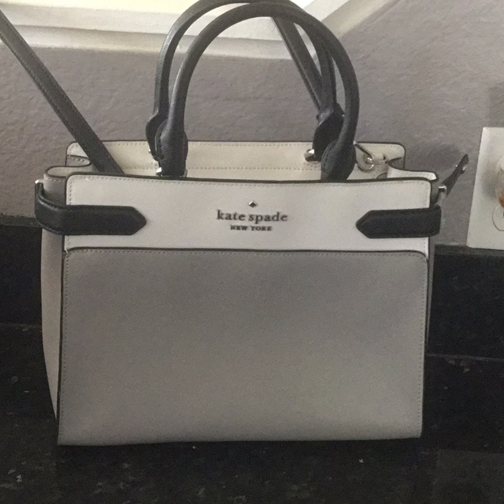 Kate Spade Black and White Crossbody Bag